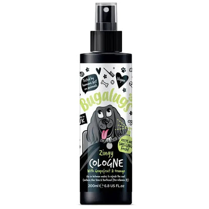 BugaLugs Zingy Dog Cologne Grapefruit & Orange Енергизиращ Одеколон за Кучета 200ml