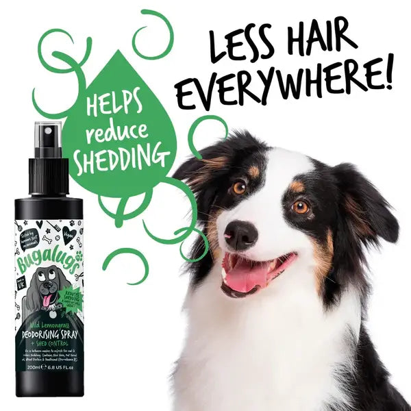 BugaLugs Wild Lemongrass Dog Deodorising Spray with Shed Control Дезодориращ Спрей за Кучета