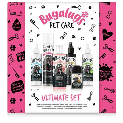 BugaLugs Ultimate Set Dog Grooming Giftset Gift Set for Dogs