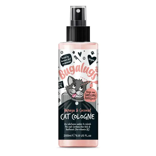 BugaLugs Papaya & Coconut Cat Cologne Тропически Одеколон за Котки 200ml