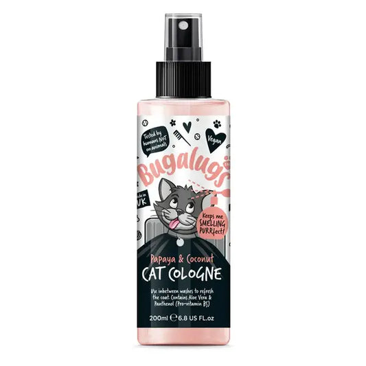 BugaLugs Papaya & Coconut Cat Cologne Тропически Одеколон за Котки 200ml
