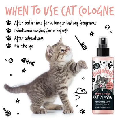 BugaLugs Papaya & Coconut Cat Cologne Тропически Одеколон за Котки 200ml