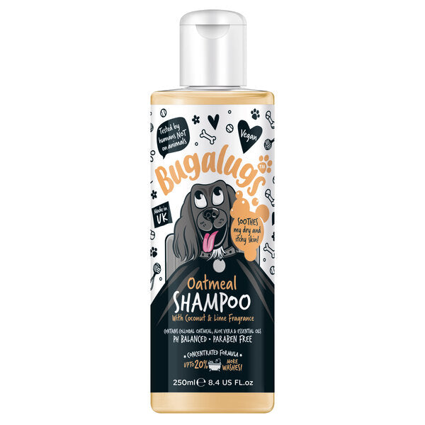 BugaLugs Oatmeal Dog Shampoo – Шампоан с овес за кучета (кокос & лайм)
