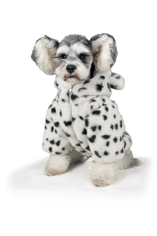 Dalmatian Dream Пухкав суичер за кучета
