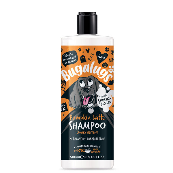 Bugalugs Spooky Edition Pumpkin Latte Dog Shampoo шампоан за кучета с аромат на тиквено лате 500ml