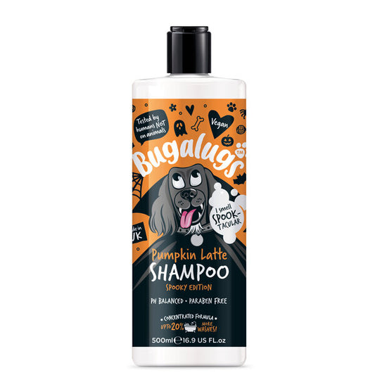 Bugalugs Spooky Edition Pumpkin Latte Dog Shampoo шампоан за кучета с аромат на тиквено лате 500ml
