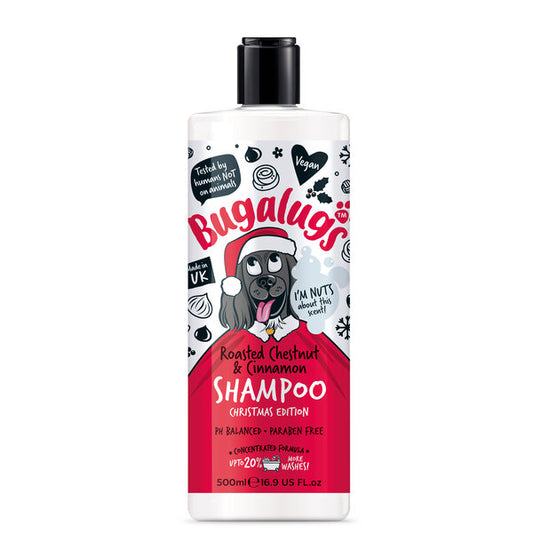Bugalugs Christmas Edition Roasted Chestnut & Cinnamon Dog Shampoo шампоан за кучета 500ml