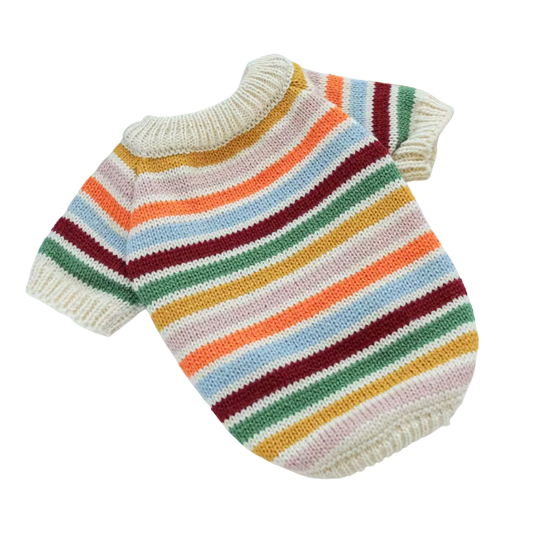 Rainbow Knit Style Пуловер за кучета