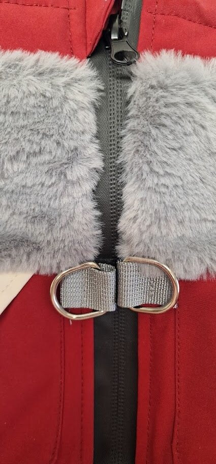 Tiger's Heart Nordic Red – непромокаем зимен гащеризон за куче с термоизолация