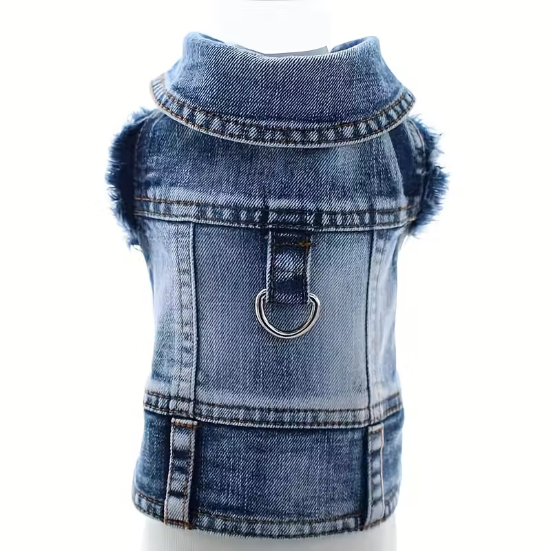 Blue Denim Jacket – син дънков елек за куче