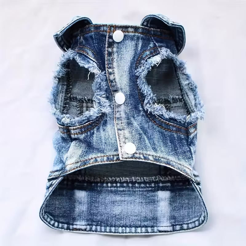 Blue Denim Jacket – син дънков елек за куче