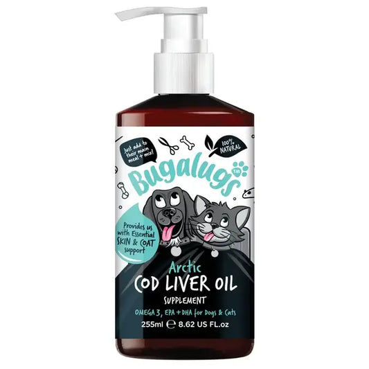 Bugalugs Premium Arctic Cod Liver Oil - Масло от черен дроб на арктическа треска за кучета и котки 2