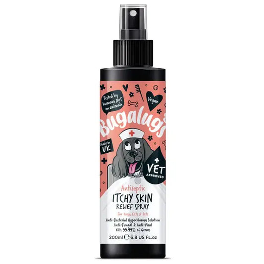Bugalugs Antiseptic & Itchy Skin Relief Spray - Антисептичен спрей за успокояване на сърбяща кожа и