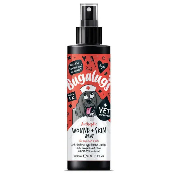 Bugalugs Antiseptic Wound & Skin Spray - Антисептичен спрей за рани и кожа 200 мл