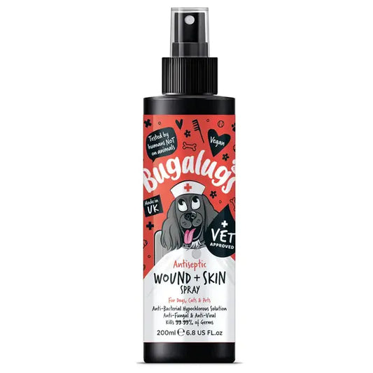 Bugalugs Antiseptic Wound & Skin Spray - Антисептичен спрей за рани и кожа 200 мл
