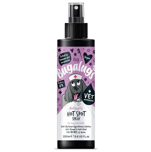 Bugalugs Antiseptic Hot Spot Spray - Антисептичен спрей за горещи точки и кожни раздразнения 200 мл