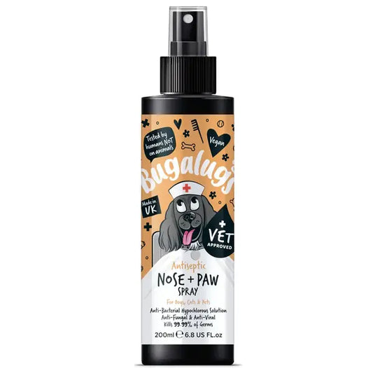 Bugalugs Antiseptic Nose & Paw Spray - Антисептичен спрей за нос и лапи 200 мл