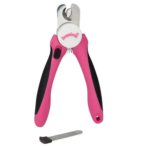 Bugalugs Professional Nail Clippers with Built-In File for Small/Medium Dogs