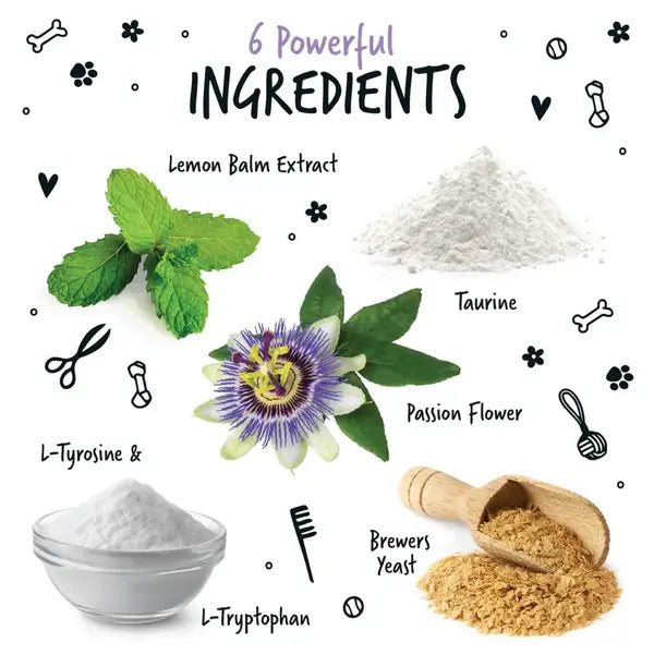 Bugalugs Calming Powder Supplement - Успокояваща добавка на прах за кучета 80 гр