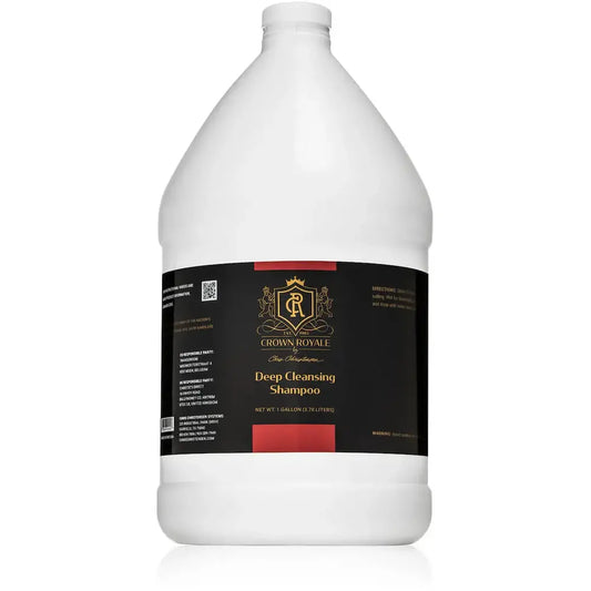 Crown Royale Deep Cleansing Shampoo - Професионален дълбоко почистващ шампоан концентрат 6:1 с биотин за всички типове козина 3.8 л