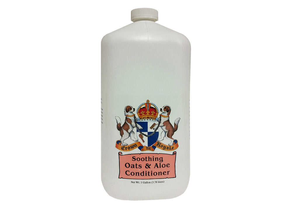 Crown Royale Soothing Oats & Aloe Conditioner - Професионален успокояващ балсам концентрат 20:1 за кучета с чувствителна кожа