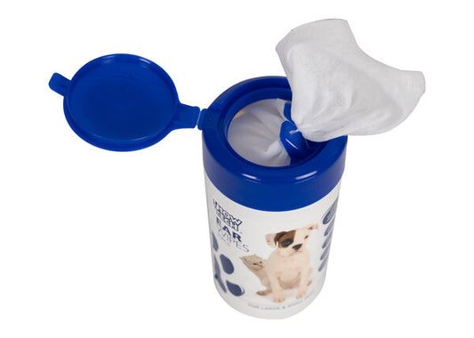 Show Tech Ear Wipes - Професионални мокри кърпички за почистване на уши за кучета и котки 60 бр.
