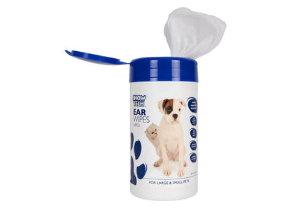 Show Tech Ear Wipes - Професионални мокри кърпички за почистване на уши за кучета и котки 60 бр.