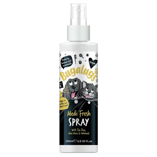 Bugalugs Medi Fresh Soothing Spray - Успокояващ спрей за чувствителна и сърбяща кожа 200 мл