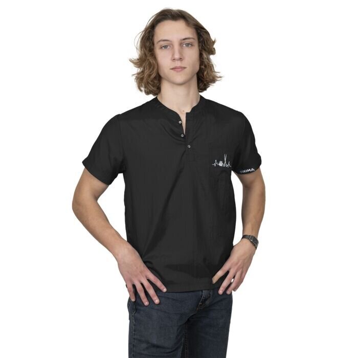 Tikima Figari Shirt Black Професионална работна туника за грумъри