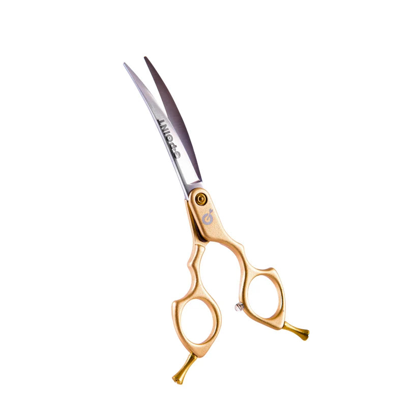 G-POINT Asian 6.0 inch 25° Curved Scissors професионална извита груминг ножица, 15 cm