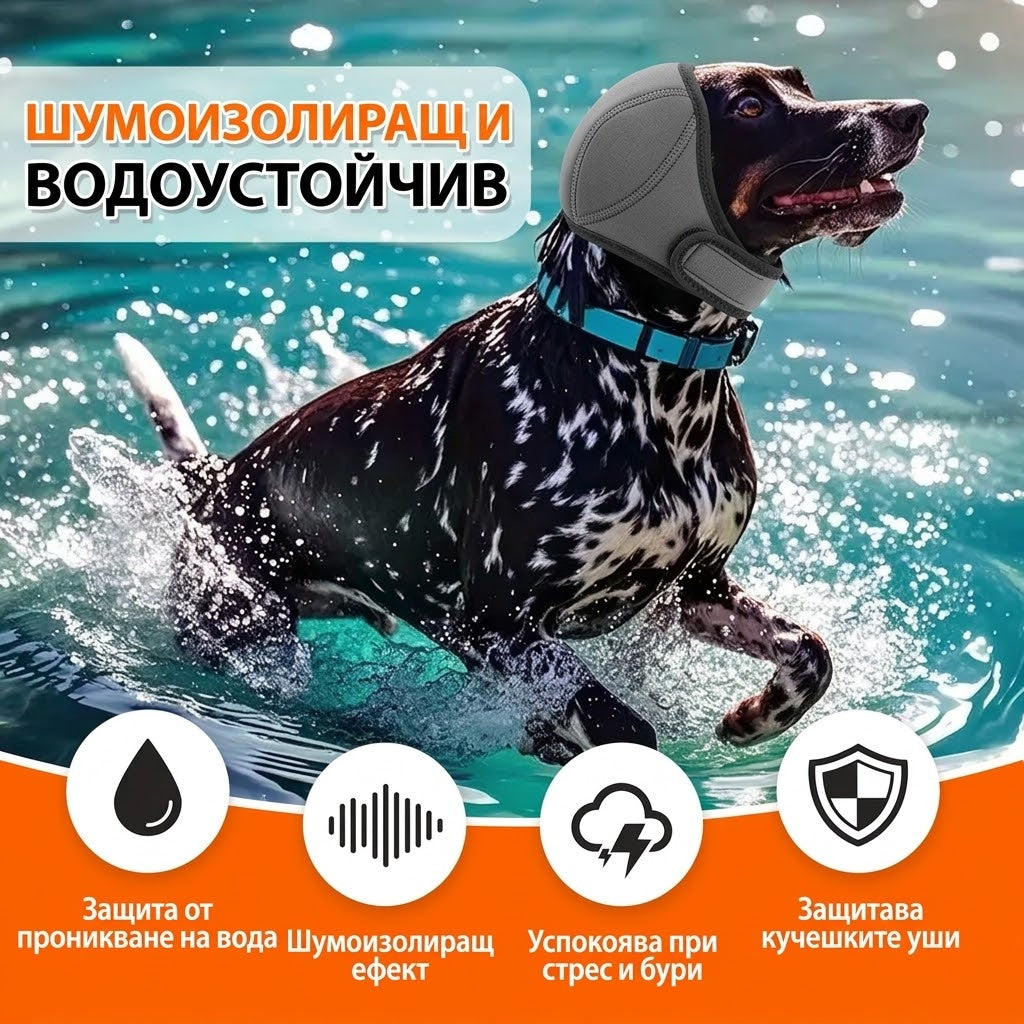 Ear Muffs Dog Snood – наушник за куче при груминг и силен шум