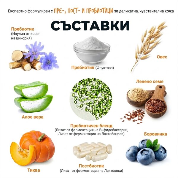 Bugalugs Pre & Post Probiotic Ear Wipes for Dogs - Биоразградими почистващи кърпички за уши с пребиотици и пробиотици за кучета 100 броя