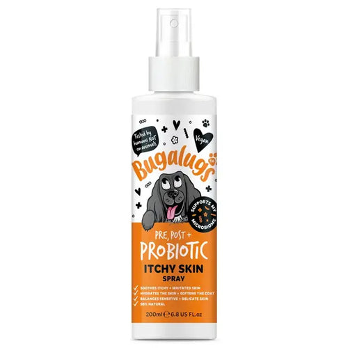 Bugalugs Probiotic Itchy Skin Spray for Dogs 200 ml