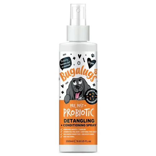 Bugalugs Probiotic Detangling Spray for Dogs