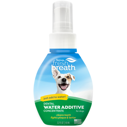 TropiClean Fresh Breath Water Additive Concentrate 2.2 oz - Висококонцентрирана добавка за вода за свеж дъх и защита от зъбен камък 65ml
