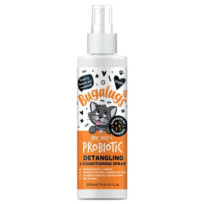 Bugalugs Probiotic Detangling Spray for Cats - Пробиотичен груминг спрей 200ml