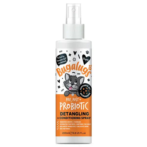 Bugalugs Probiotic Detangling Spray for Cats 200ml