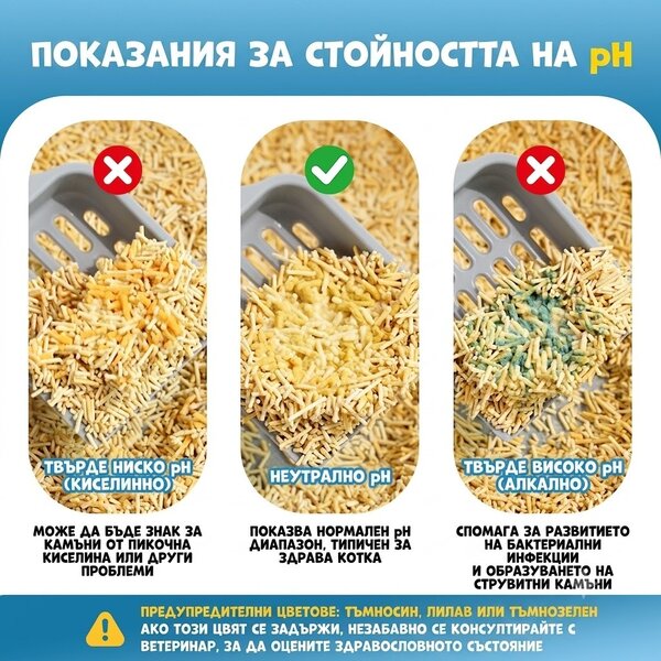 Uniq Pets Cat Tofu Cat Litter Neutral котешка тоалетна с pH мониторинг 2.5kg