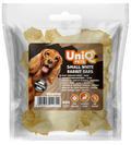 Uniq Pets Small White Rabbit Ears Dog Chew Treats, 80 g
