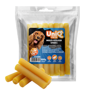 Uniq Pets Dog Snacks Sea & Harvest Multi-Vitamin Sticks - мултивитаминни стикчета за кучета 500 g