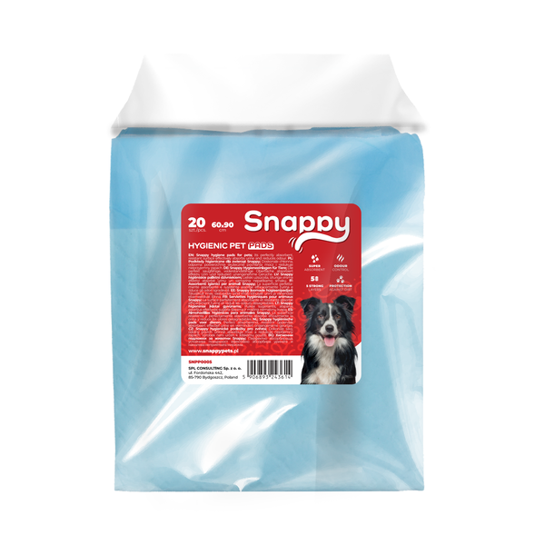 Uniq Pets Snappy Hygienic Pet Pads 60 x 90cm 20pcs - хигиенни пелени за домашни любимци