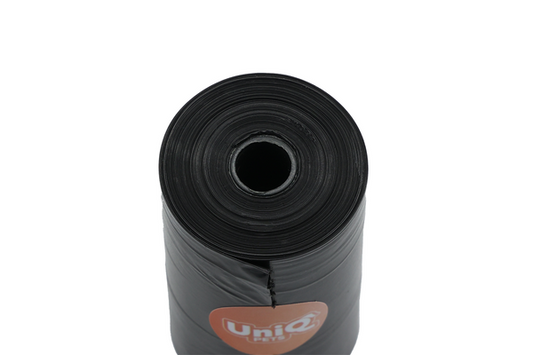 Uniq Pets Dog Poop Bags Woofbag Black 160 Bags - торбички за кучешки разходки