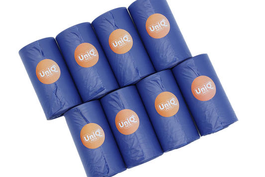 Uniq Pets Dog Poop Bags Sea Breeze 8 Rolls - ароматизирани торбички за кучета 160 броя