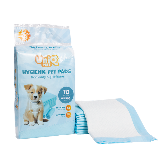 Uniq Pets Hygienic Pet Pads 45 x 60cm 10pcs - хигиенни пелени за кучета