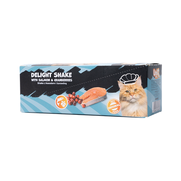 Uniq Pets Fruity Shake Salmon Cranberries 60g - кремообразна храна за котки