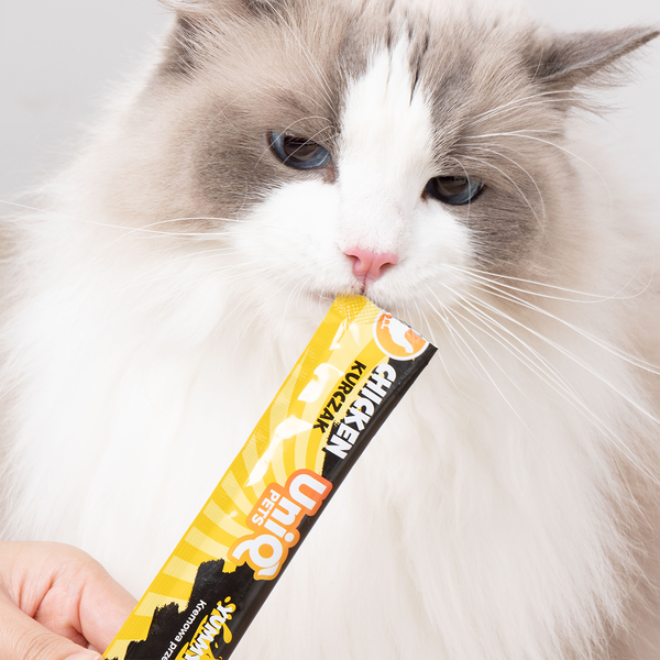 Uniq Pets Cat Cream Chicken 15g - кремообразно лакомство за котки