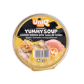 Uniq Pets Cat Soup Chicken Shreds with scallop sticks 60g - пилешка супа с миди