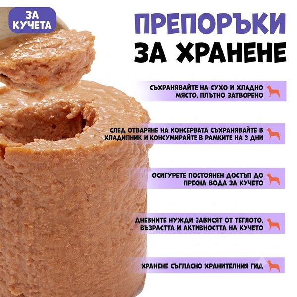 Uniq Pets Dog Wet Food Royal Rabbit 375g - мокра храна за кучета със заешко