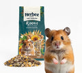 HERBEE RodensRoot Food for Hamster храна за хамстери със семена, плодове и зеленчуци, 500 г