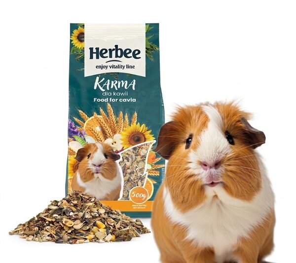 HERBEE RodensRoot Food for Guinea Pig / Cavia храна за морски свинчета, 500 г
